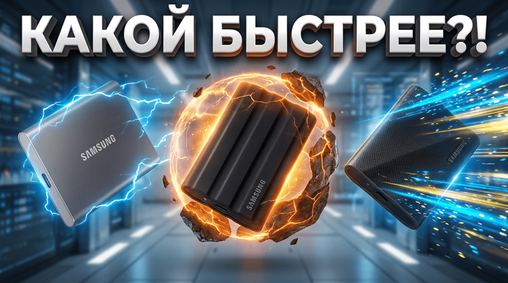 Samsung T5 vs T5 EVO vs T7 vs T7 Shield vs T9: Какой SSD выбрать?