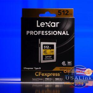 Lexar 512GB Professional CFexpress Type B GOLD Series