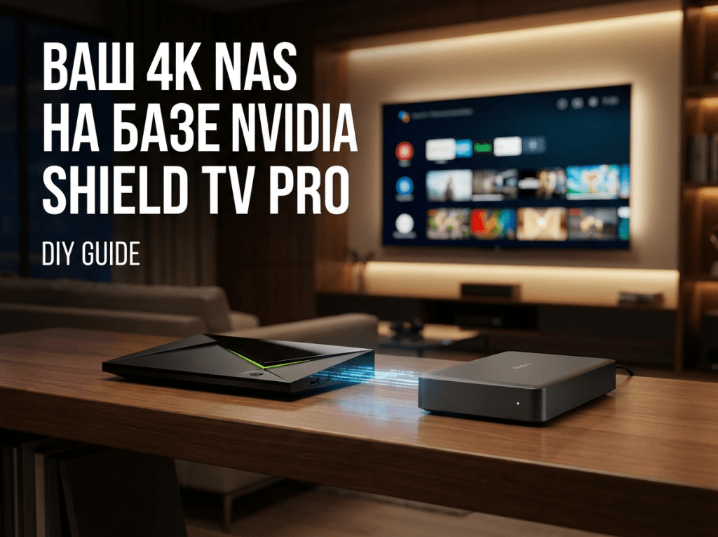 Видео-NAS своими руками: Nvidia Shield TV Pro 4K + Внешний HDD